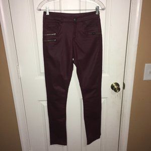 Divided H&M, Faux Leather Skinny Pants, Size 4 C3
